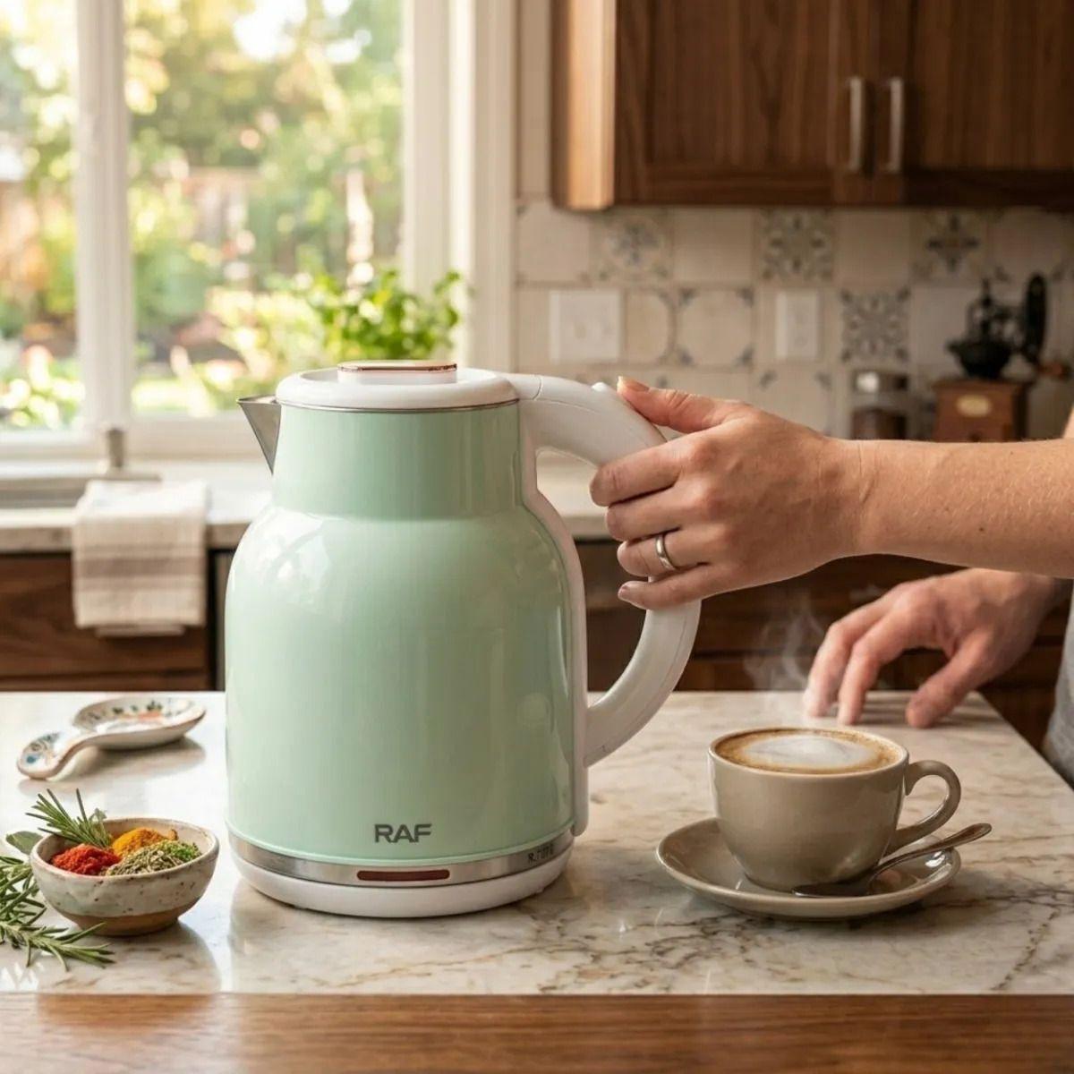 Hervidor Agua Base Giratoria Té Café Estilo Clásico ALJ-7