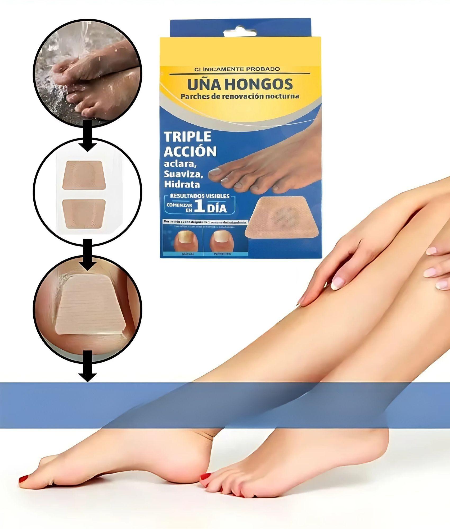 Parche Renovación Nocturna Hongos Uñas Pack Jhn-5