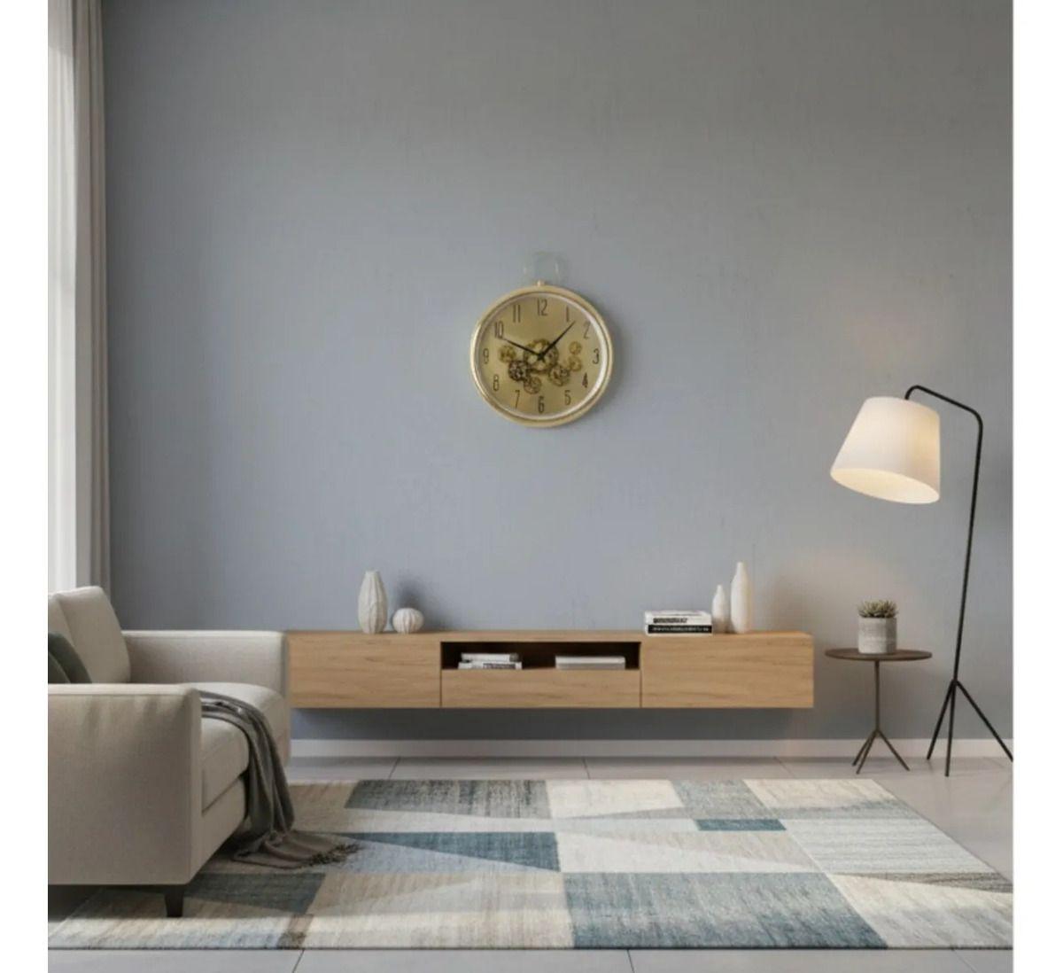 Reloj Pared Decorativo Minimalista Engranajes Lujo AJ-7
