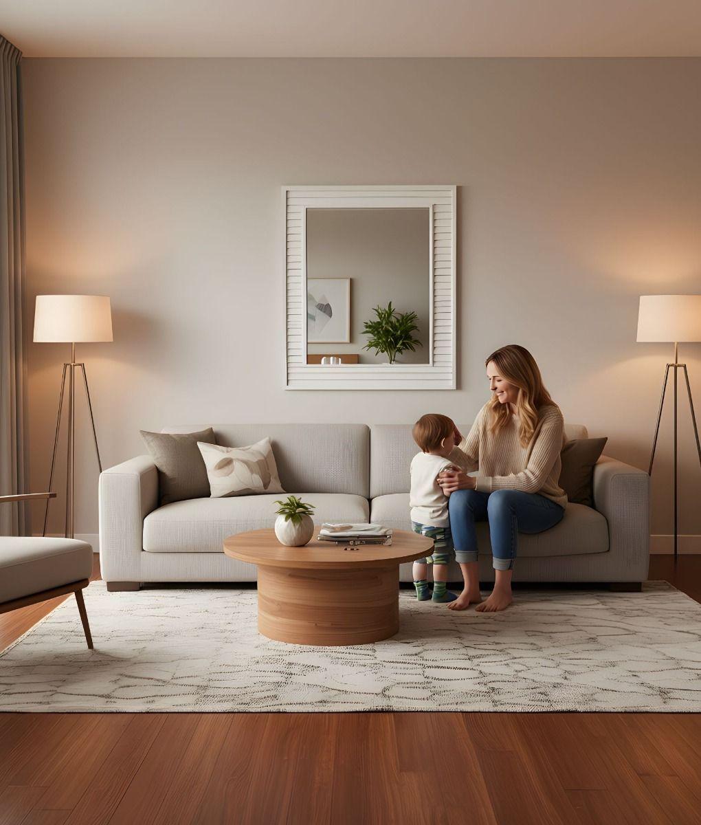 Espejo Decorativo Pared Diseño Texturizado Rústico Jhn-3