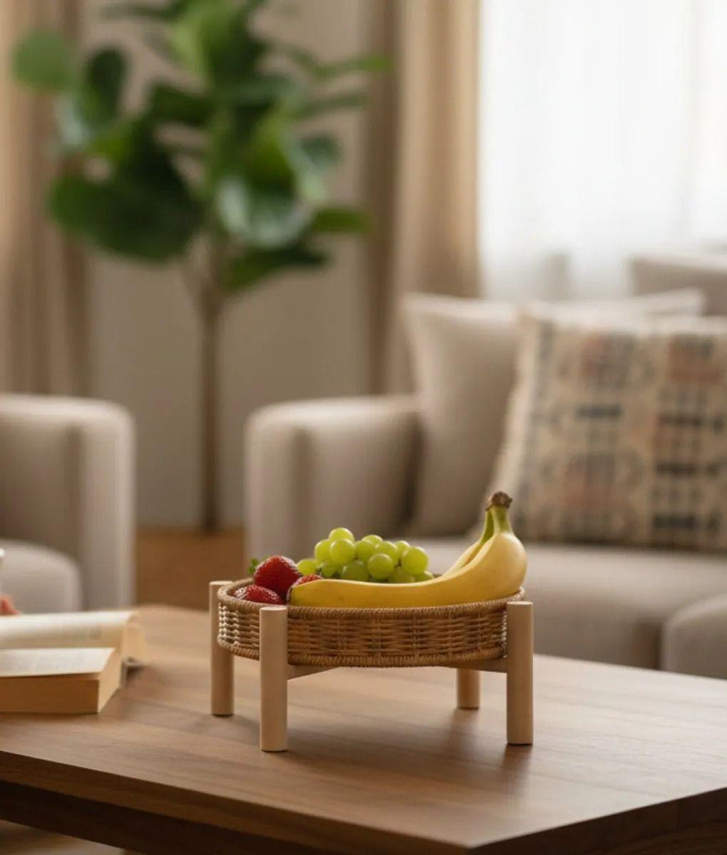 Bandeja Decorativa Presentación Pedestal Elevada Hogar Jhn-9