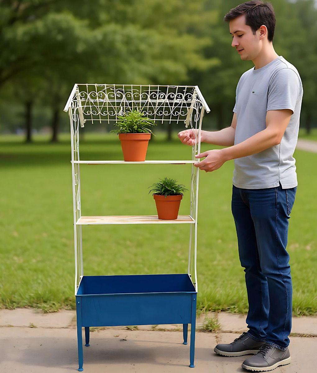 Porta Macetas Decorativo Soporte Plantas Estante Jhn-2