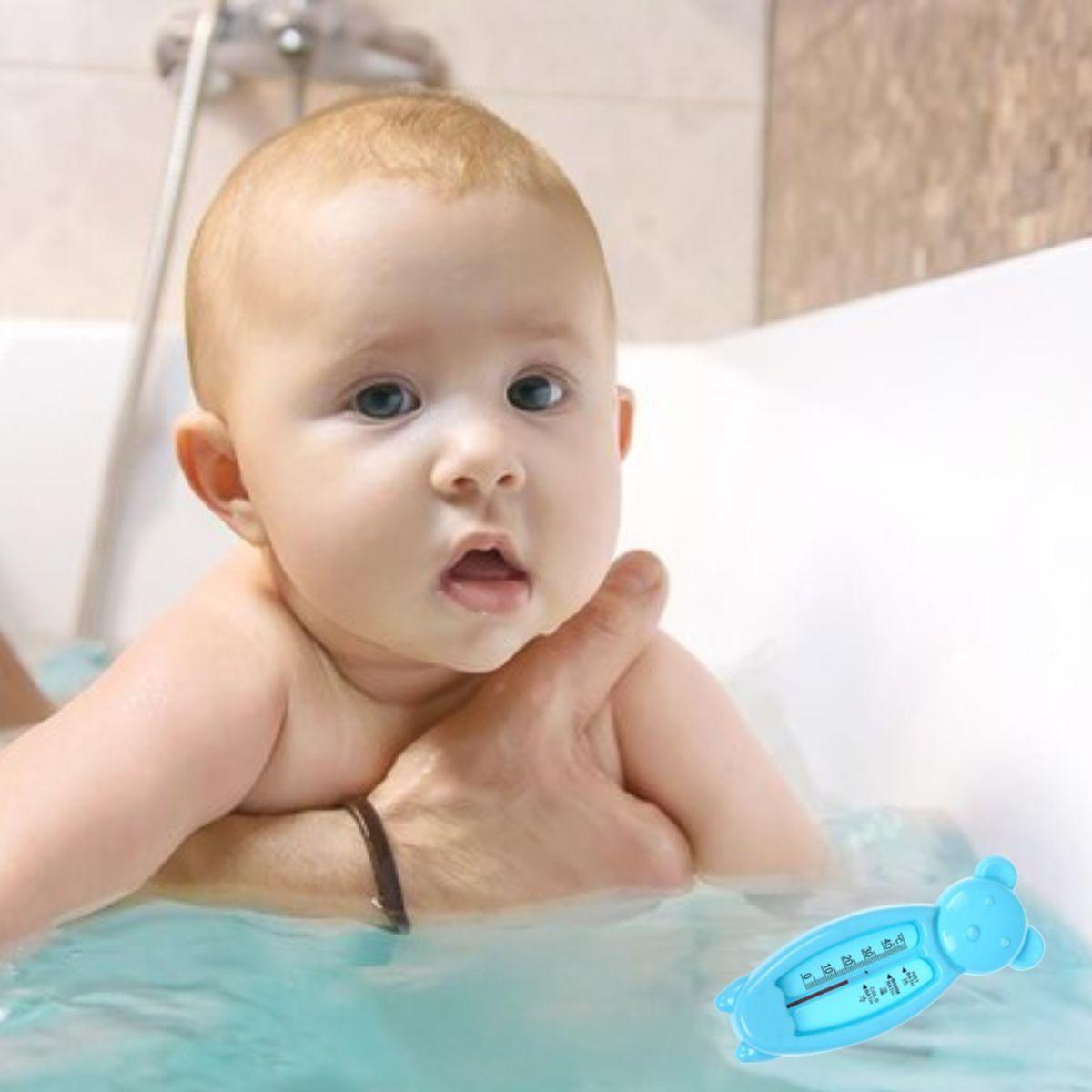 SET 6 TERMOMETRO DE BAÑO AGUA FORMA OSO TEMPERATURA BEBE LAU-5