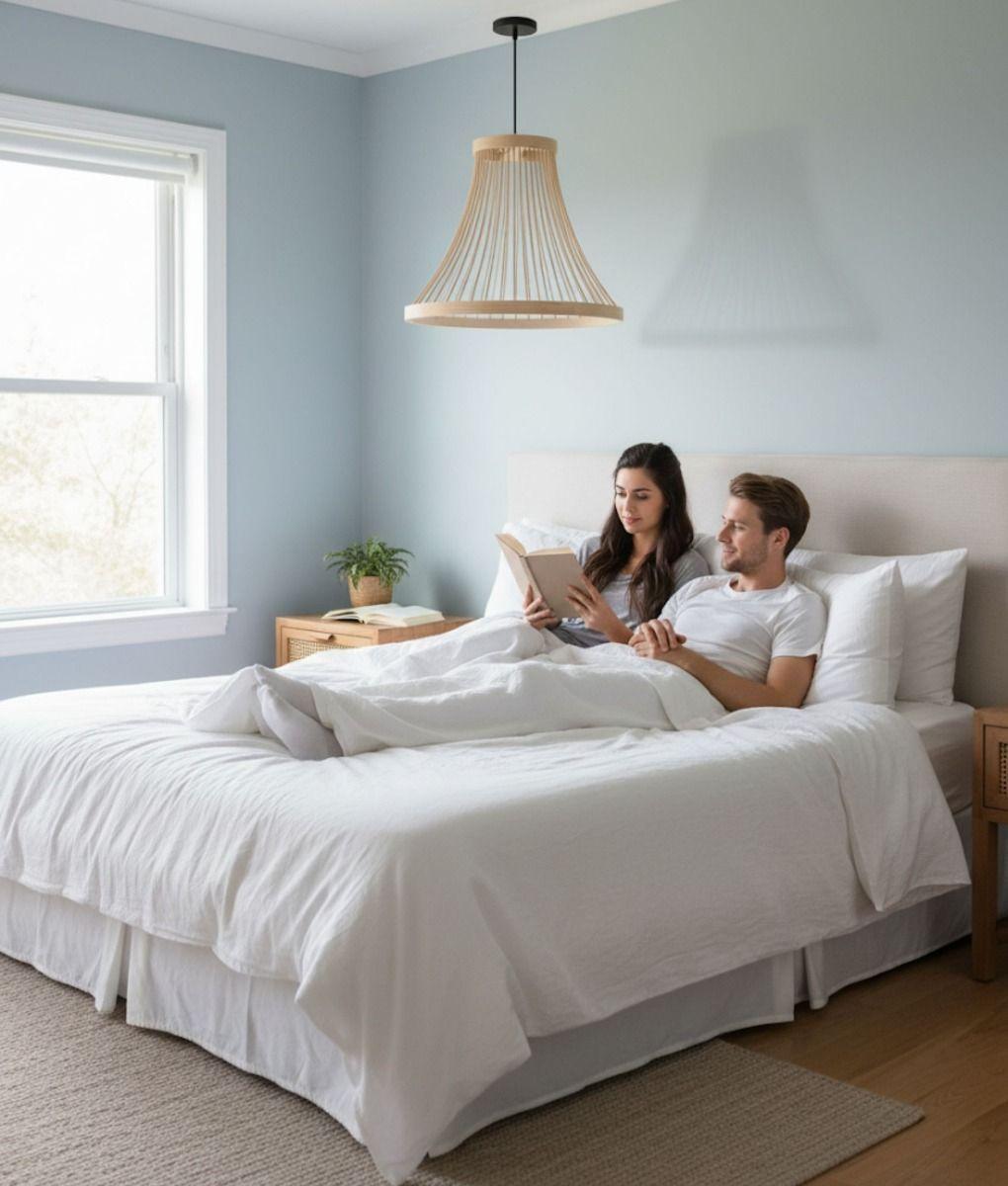 Lámpara Colgante Decorativa Cónica Diseño Estructural Jhn-4