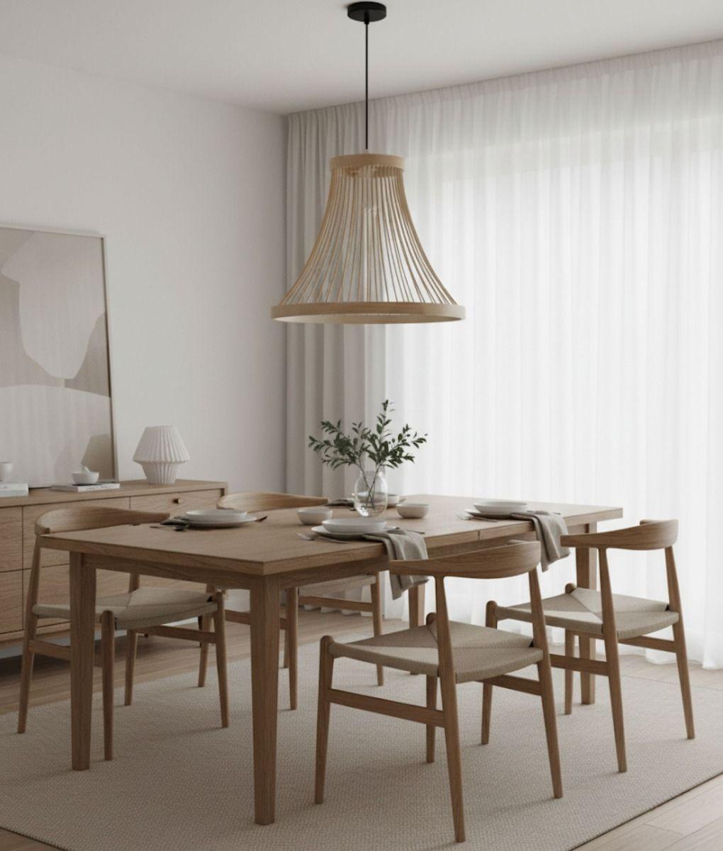 Lámpara Colgante Decorativa Cónica Diseño Estructural Jhn-5