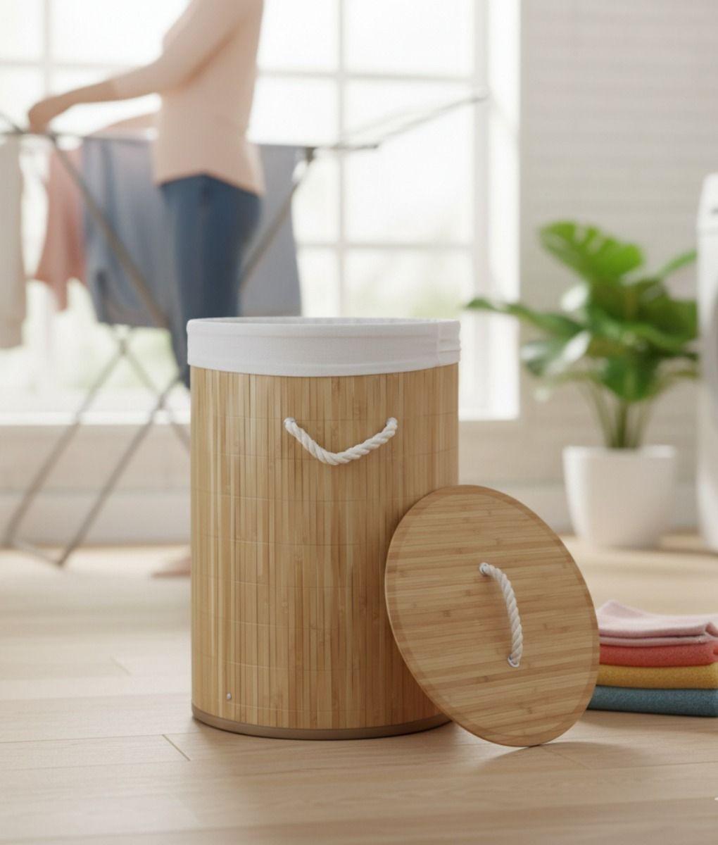 Canasto Organizador Almacenamiento Cesto Estilo Natural Jhn-4