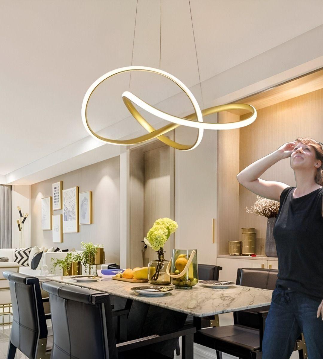 Lámpara Colgante Techo Araña Moderna LED Decorativa Jhn-3