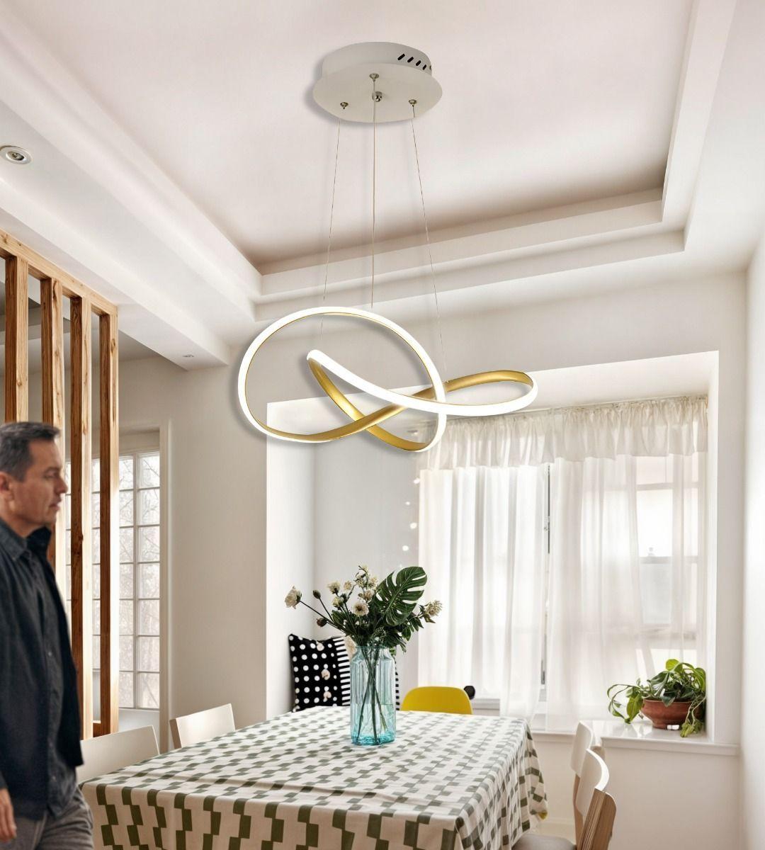 Lámpara Colgante Techo Araña Moderna LED Decorativa Jhn-5