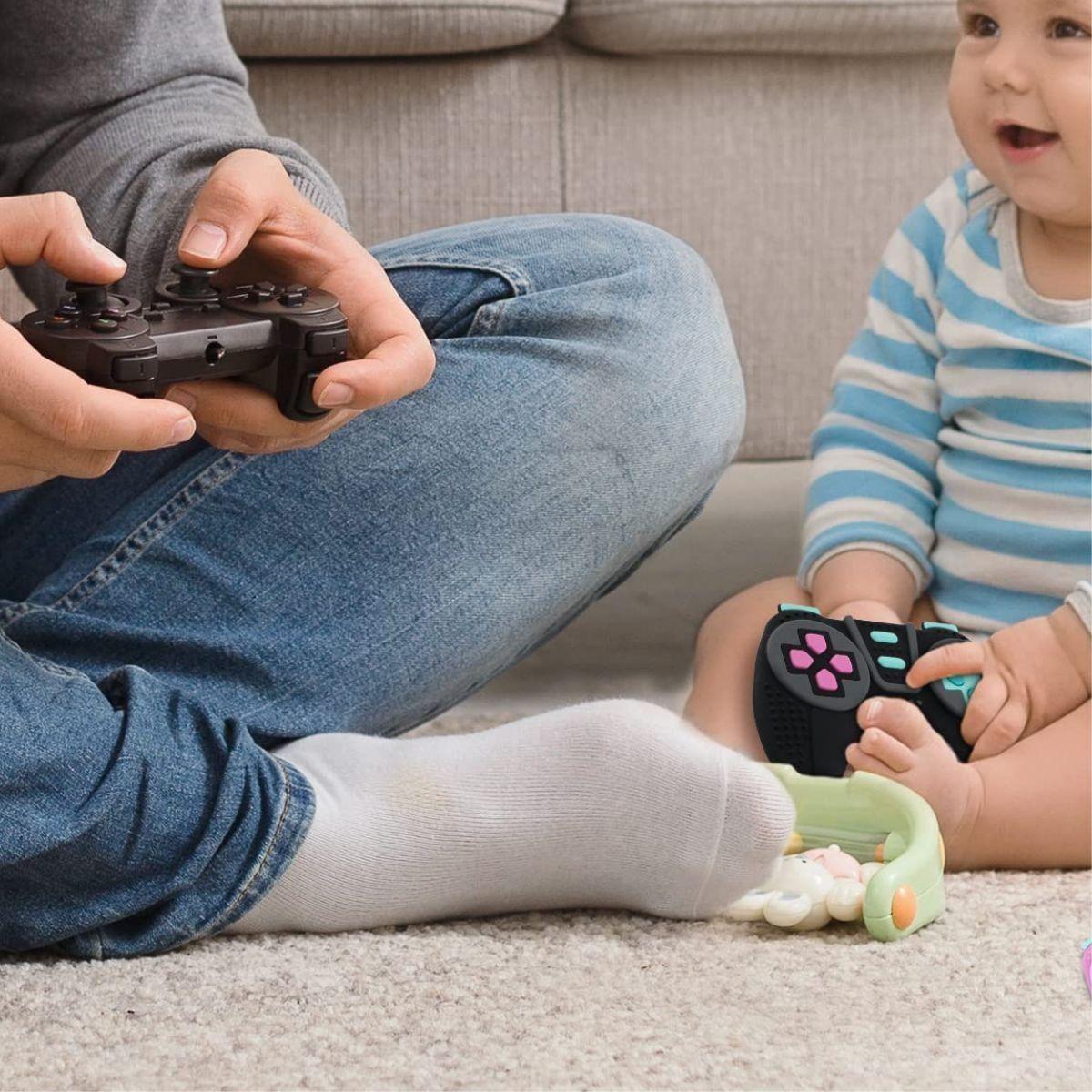 SET 3 MORDEDORES FORMA DE CONTRO SUAVE RASCA ENCIA BEBE LAU-6