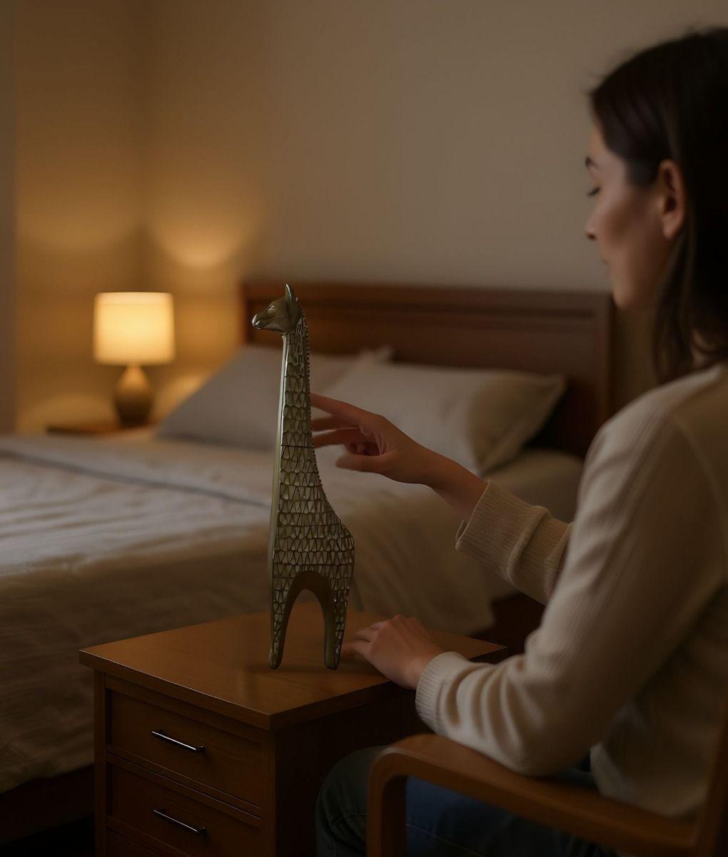 Figura Decorativa Jirafa Adorno Estatua Hogar Jhn-3