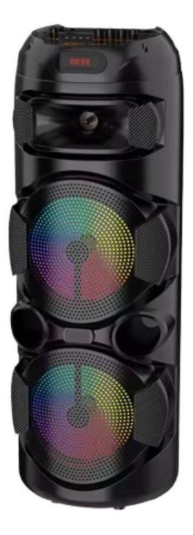 PARLANTE INALAMBRICA BLUETOOTH LED+MICROFONO PORTATIL LAU-0