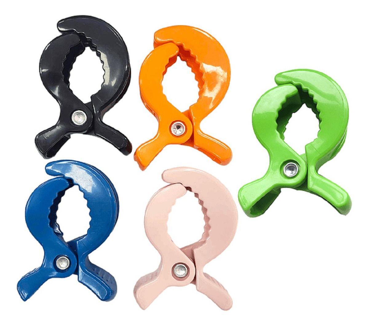 Set 12 Pinzas Sujetadores Manta Carrito Proteger Bebe Lau-0