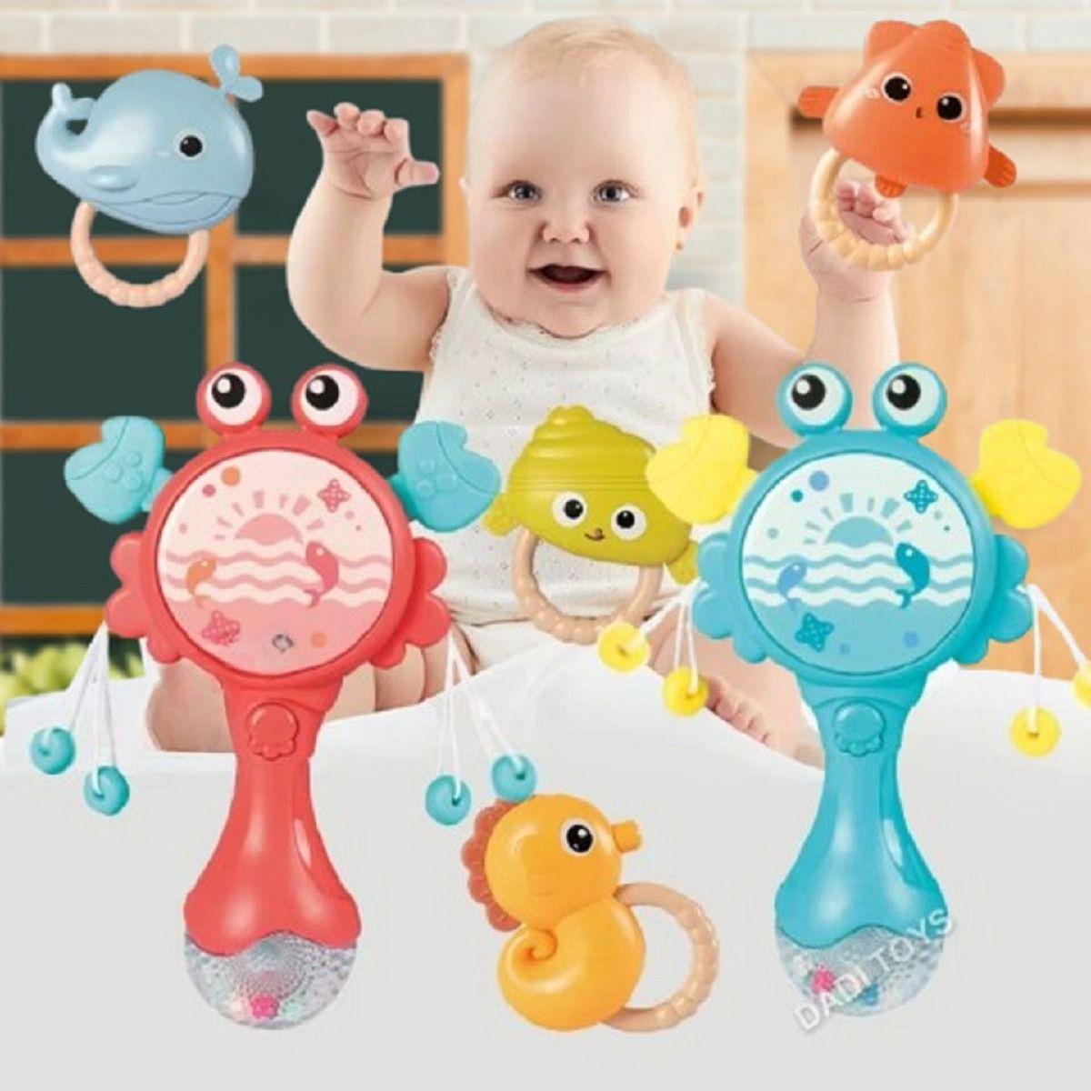 Mordedor Cangrejo Estimulacion Musica Sensorial Bebe Lau-1