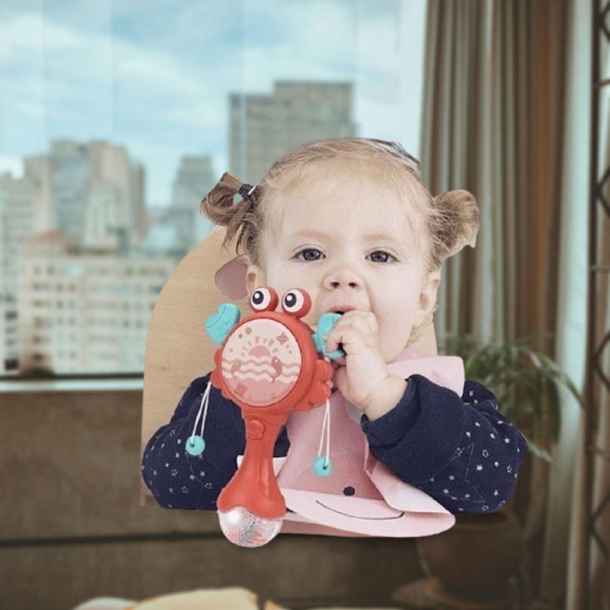 Mordedor Cangrejo Estimulacion Musica Sensorial Bebe Lau-4