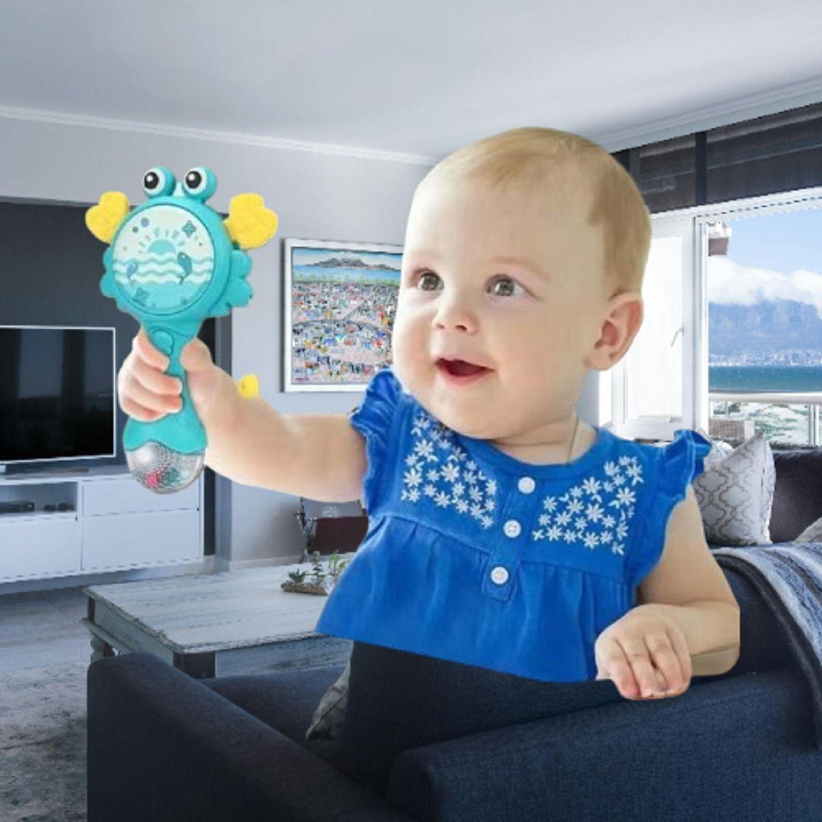 Mordedor Cangrejo Estimulacion Musica Sensorial Bebe Lau-7