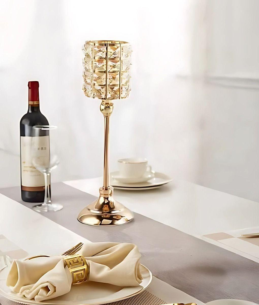 Portavelas Candelabro Decorativo Centro Mesa Pedestal Jhn-8