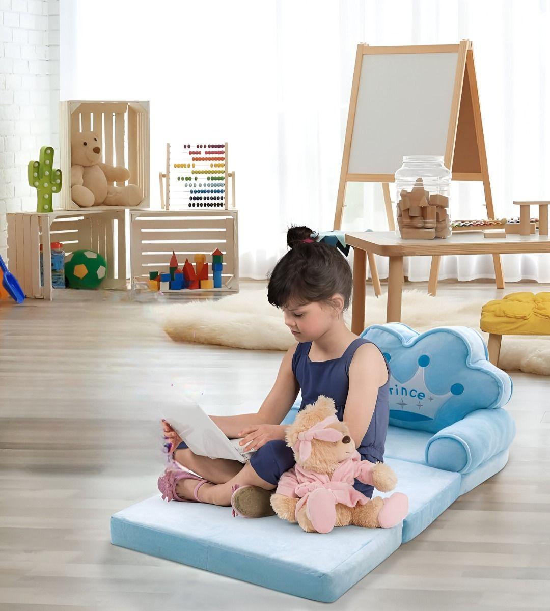 Sofá Cama Triple Plegable Niños Silla Reposabrazos Jhn-4