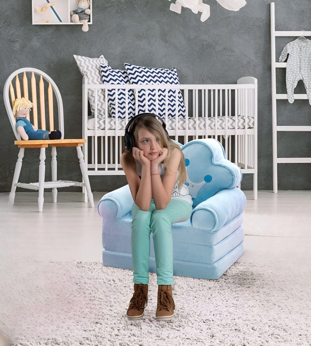 Sofá Cama Triple Plegable Niños Silla Reposabrazos Jhn-7