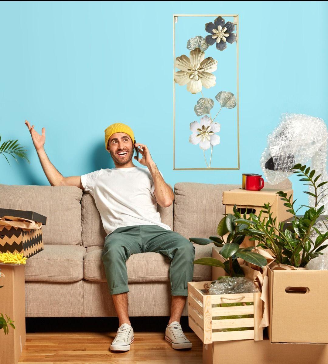 Decoración Pared Flores Cuadro Hogar Escultura Jhn-4