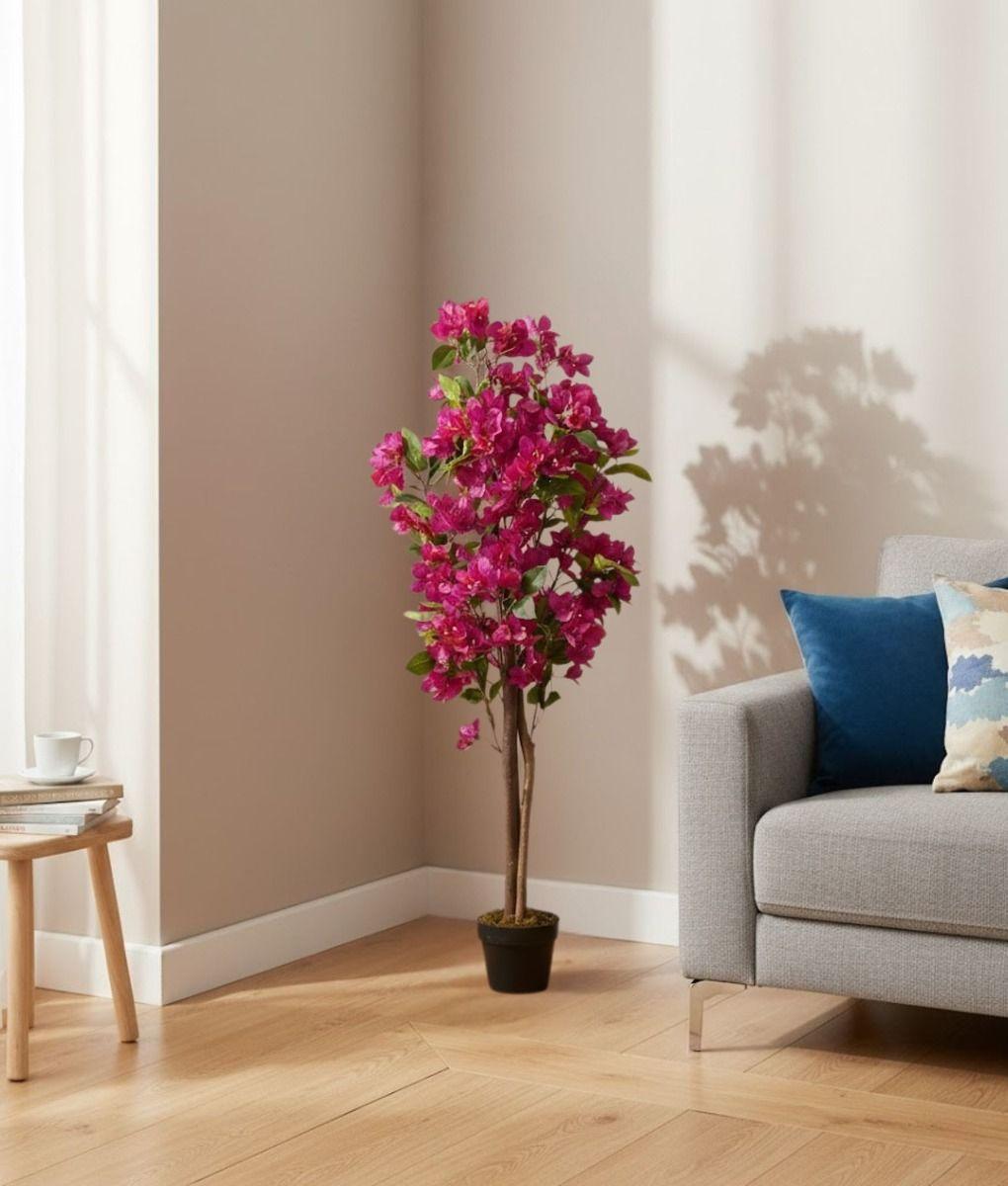 Planta Artificial Arbusto Ornamental Flores Rosas Adorno Jhn-8