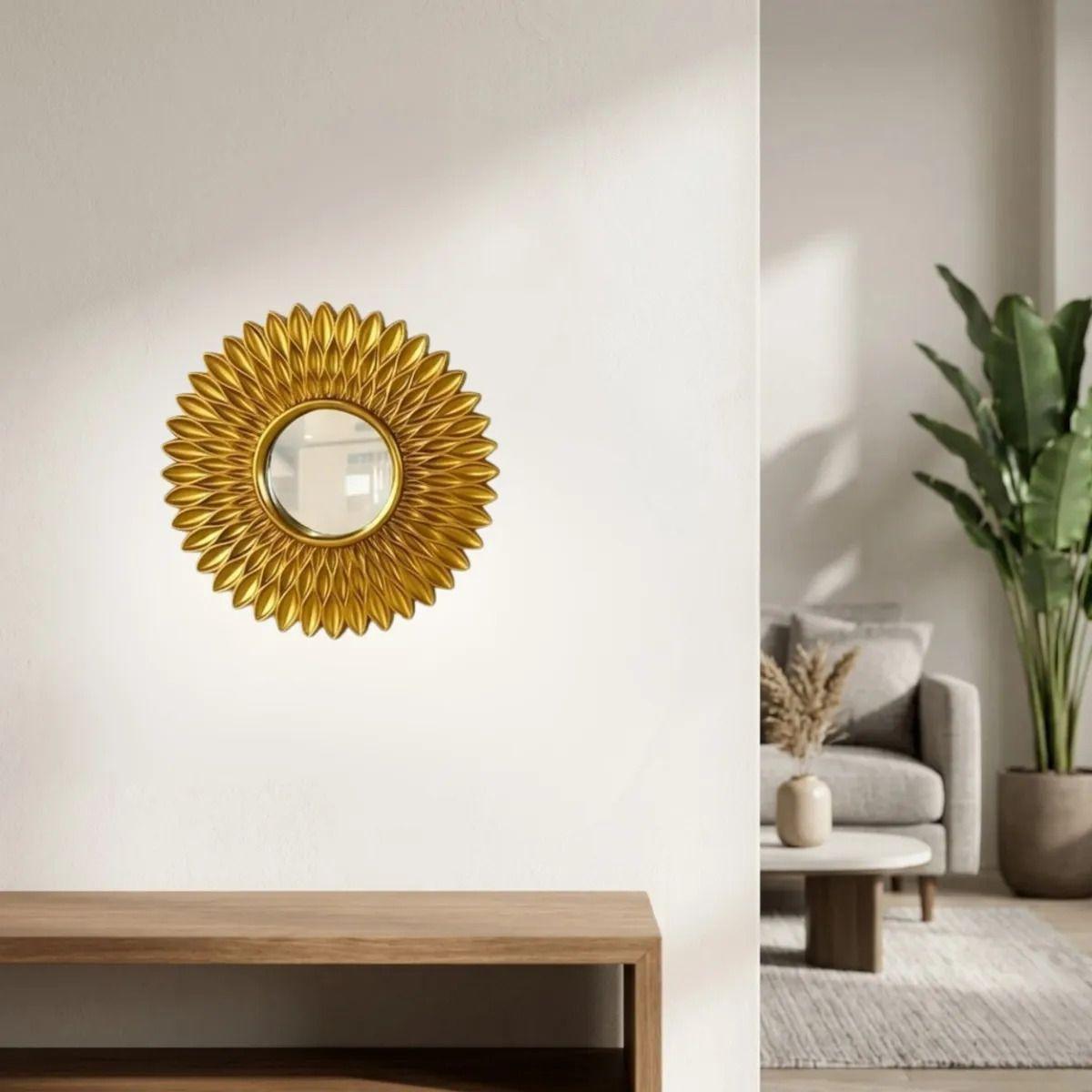 Set 3 Espejos Decorativos Sol Pared Modernos Mosaico ALJ-6