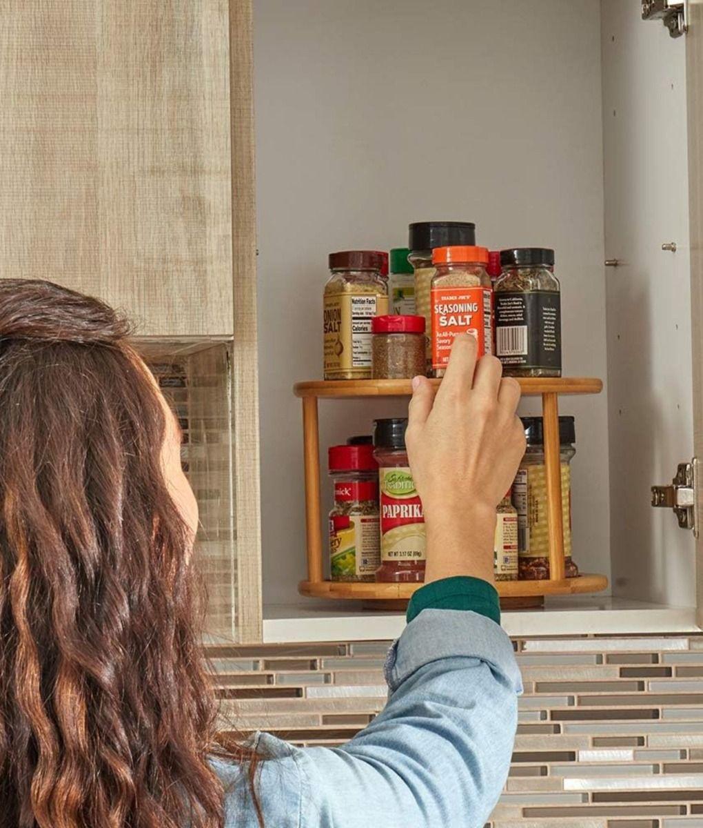 Especiero Multifuncional Estante Organizador Dos Niveles Jhn-4