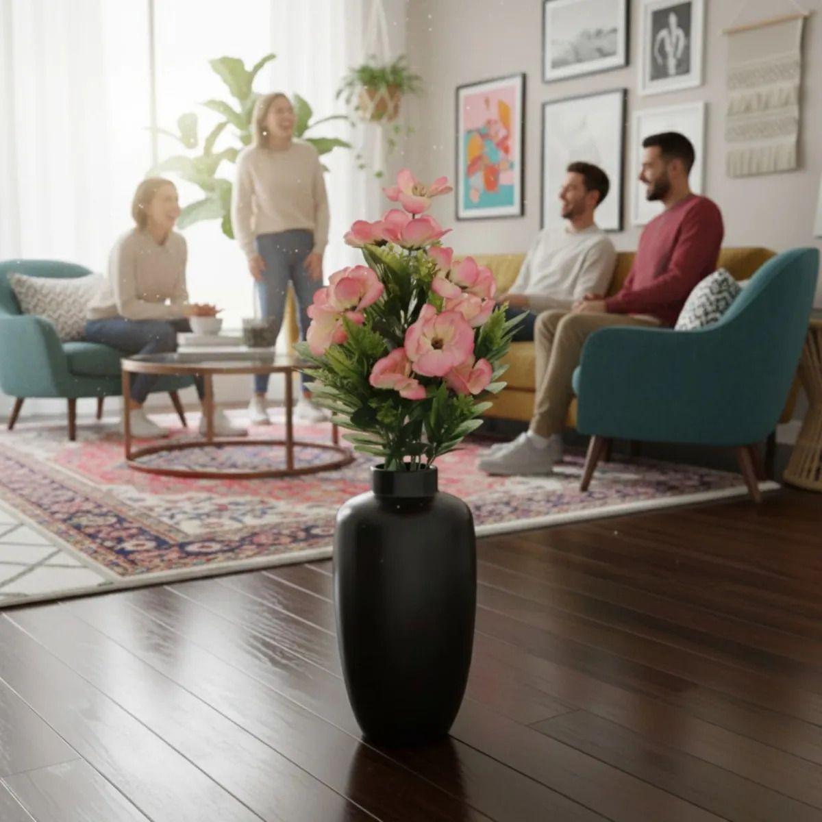 Ramo Flores Artificial Elegancia Floral Hogar Adorno Jhn-3