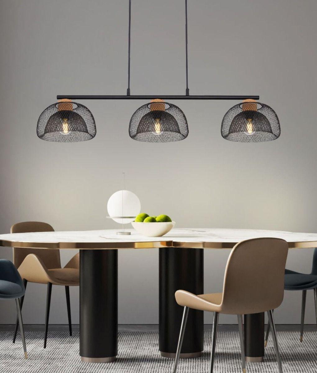 Lámpara Colgante Estilo Vintage Rústica Diseño Rejilla Jhn-6