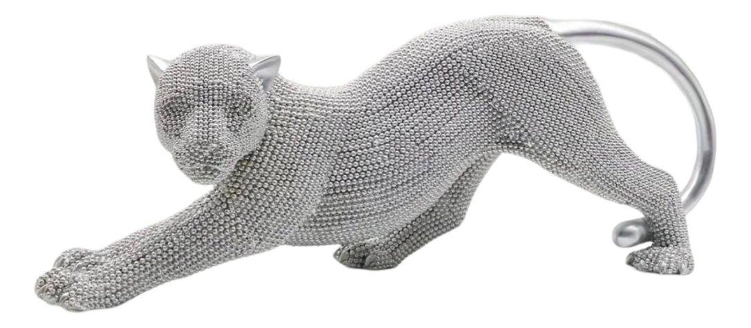Estatua Animal Coleccionable Escultura Artesanía Plata Jhn-0