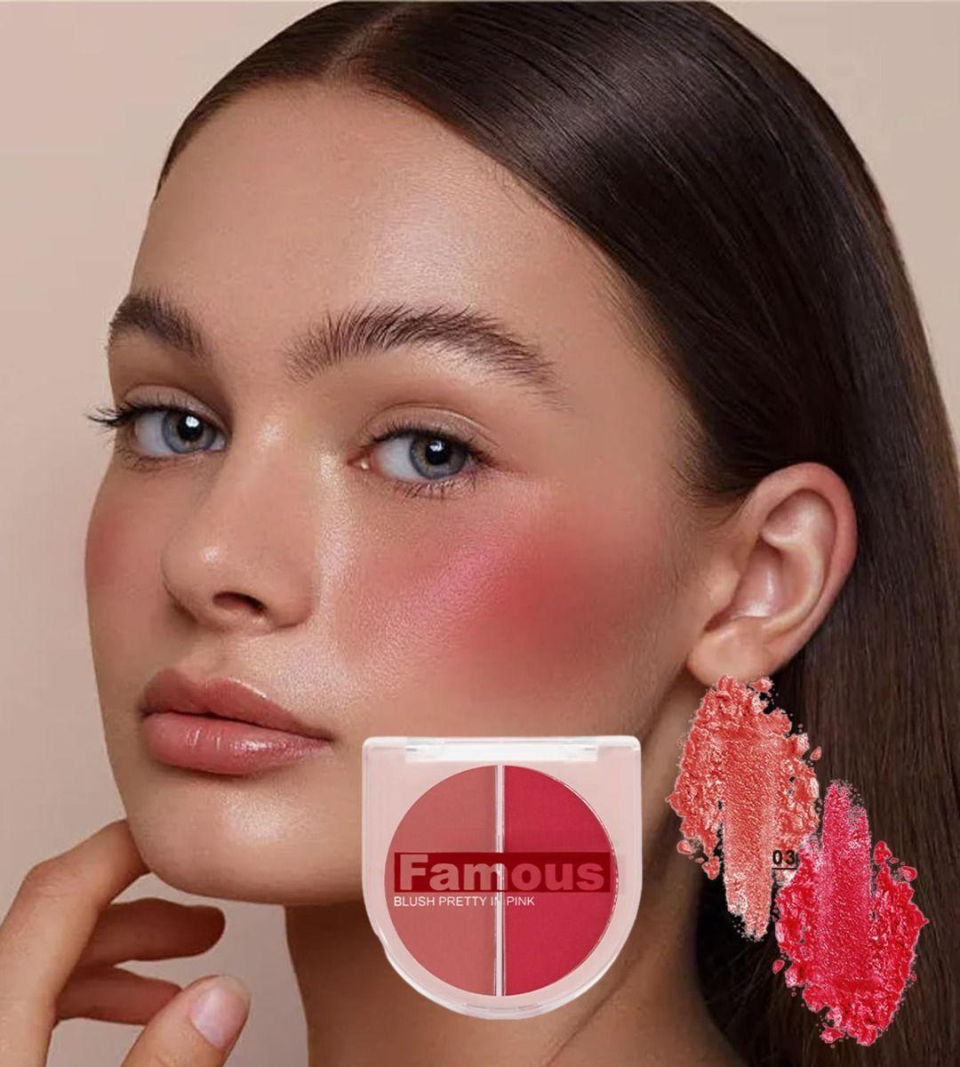 Set 3 Rubor Polvo 2 Tonos Luminosidad Rostro Jhn-4