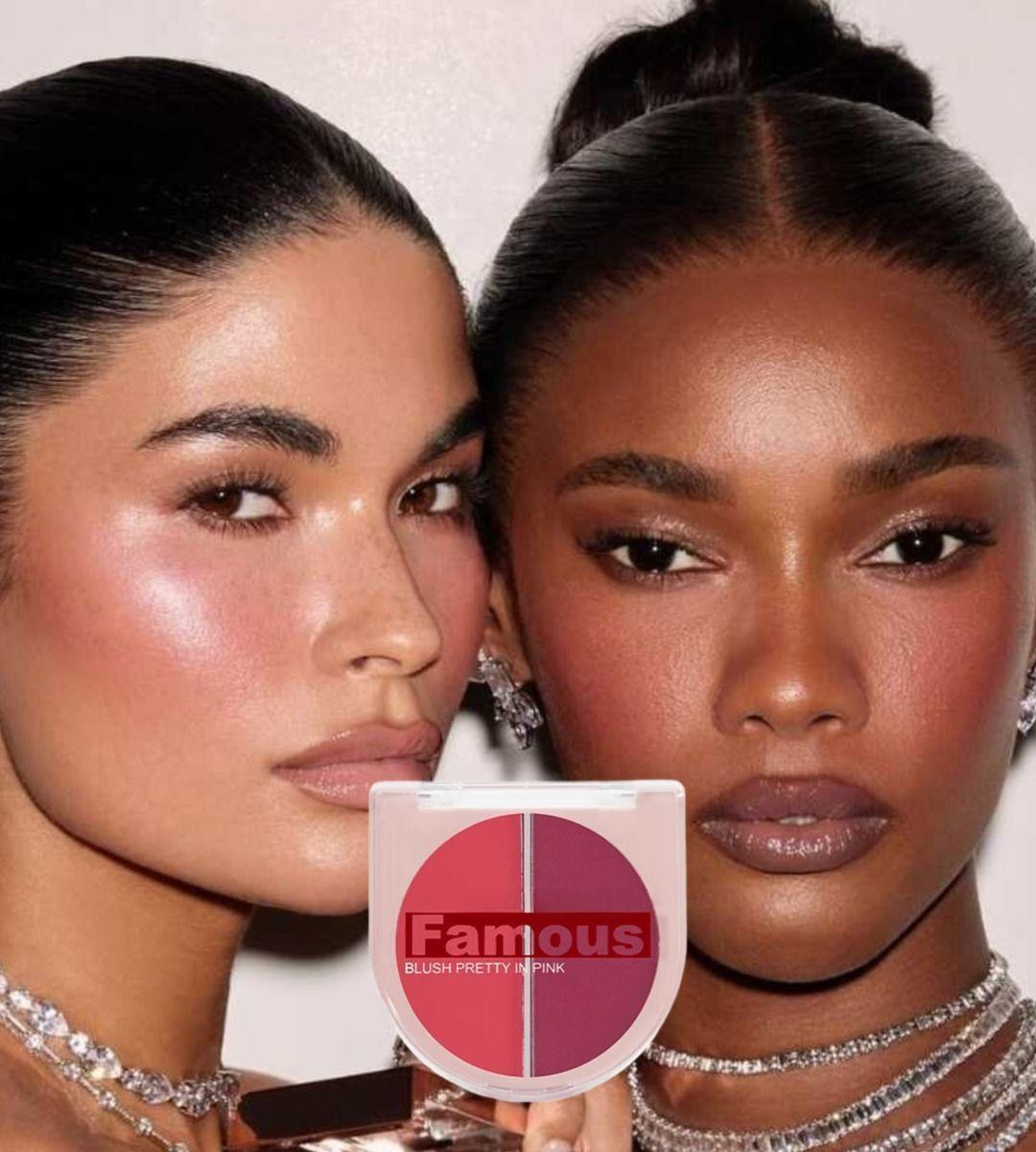 Set 3 Rubor Polvo 2 Tonos Luminosidad Rostro Jhn-8