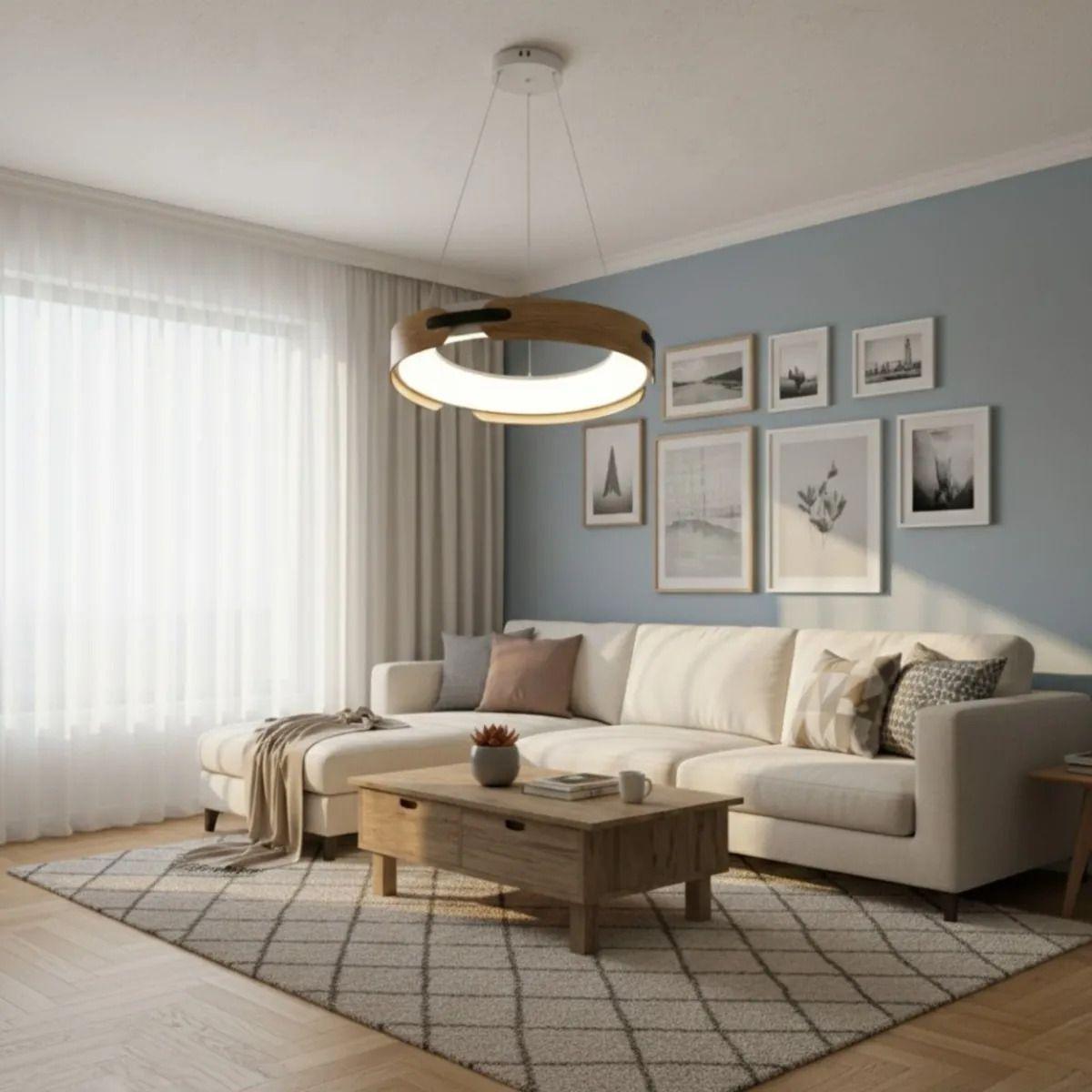 Lámpara Techo Colgante Diseño Halo Estilo Minimalista Jhn-8