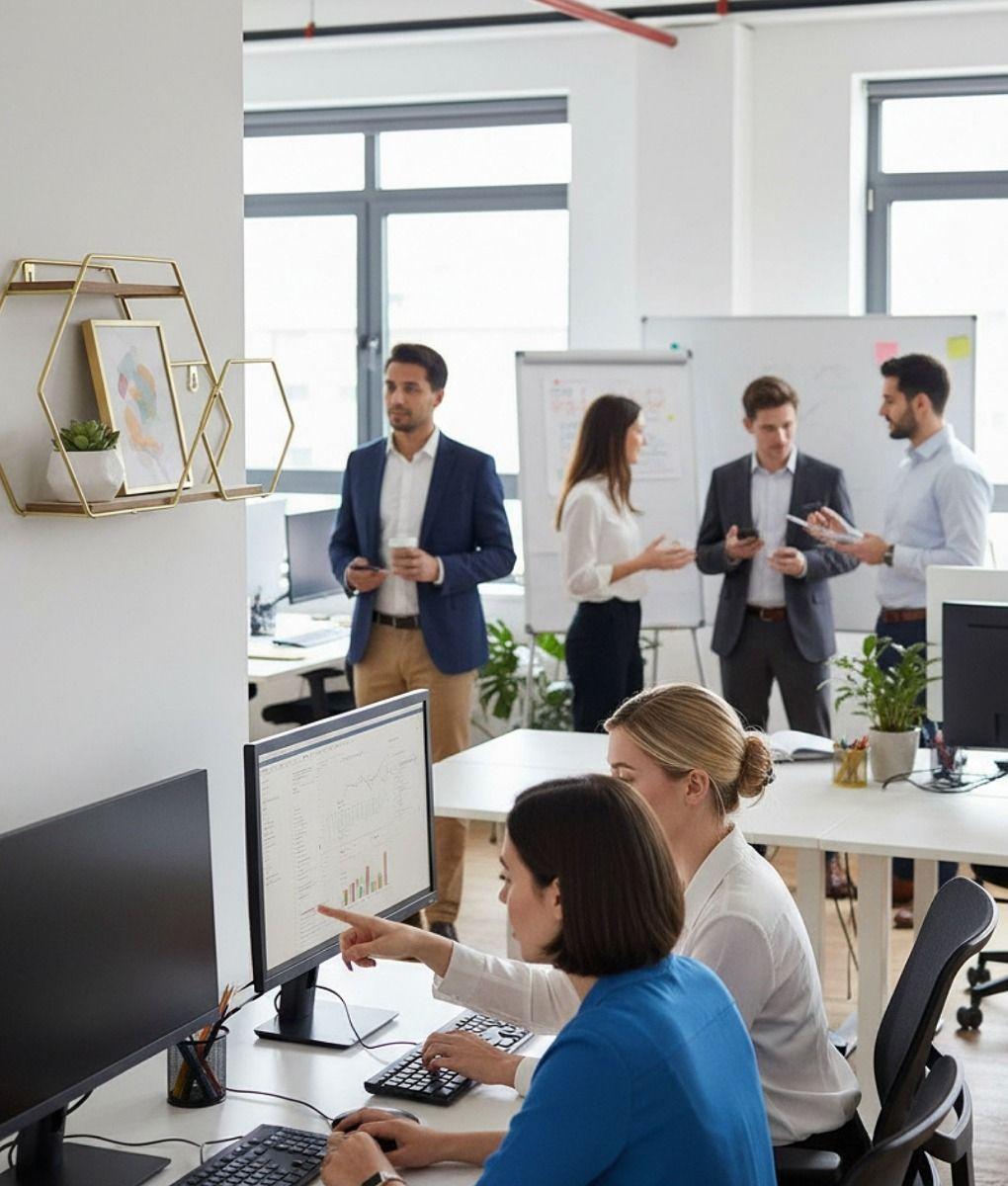 Estantería Pared Hexagonal Moderno Decorativo Hogar Jhn-4