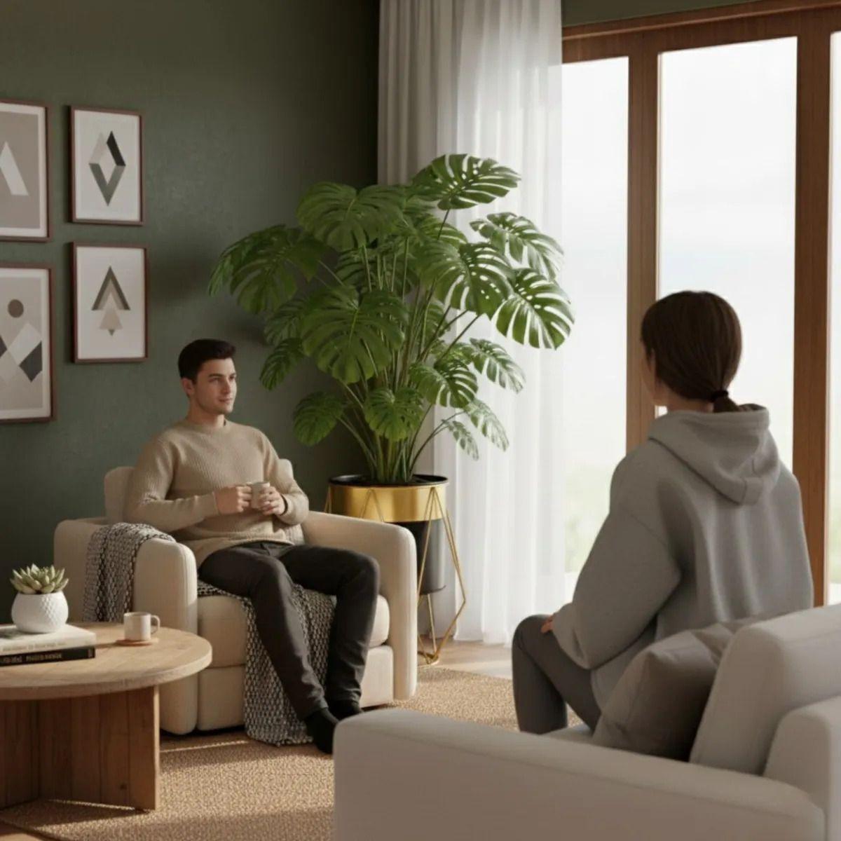 Macetero Decorativo Soporte Estilo Nórdico Moderno Jhn-5