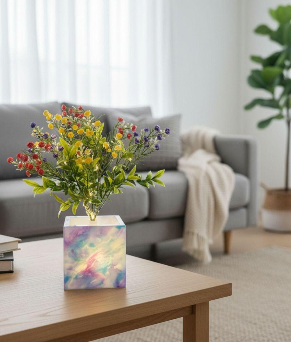 Planta Artificial Decorativa LED Adorno Moderno Hogar Jhn-5