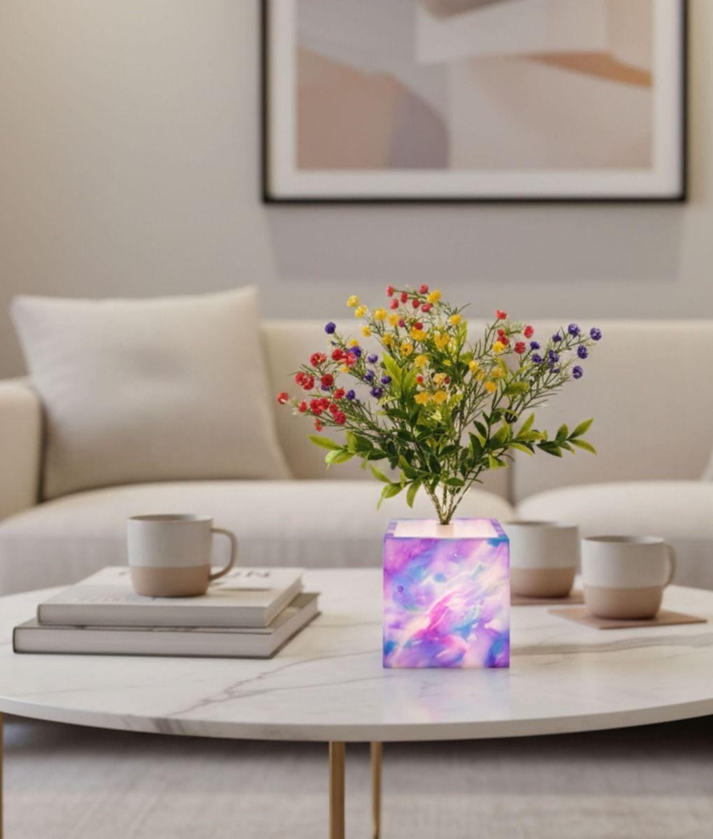 Planta Artificial Decorativa LED Adorno Moderno Hogar Jhn-9