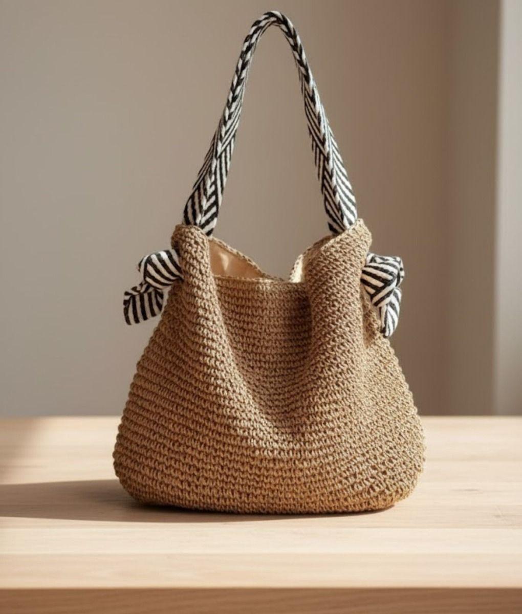 Cartera Bolso Casual Asas Diseño Contraste Moderno Jhn-9