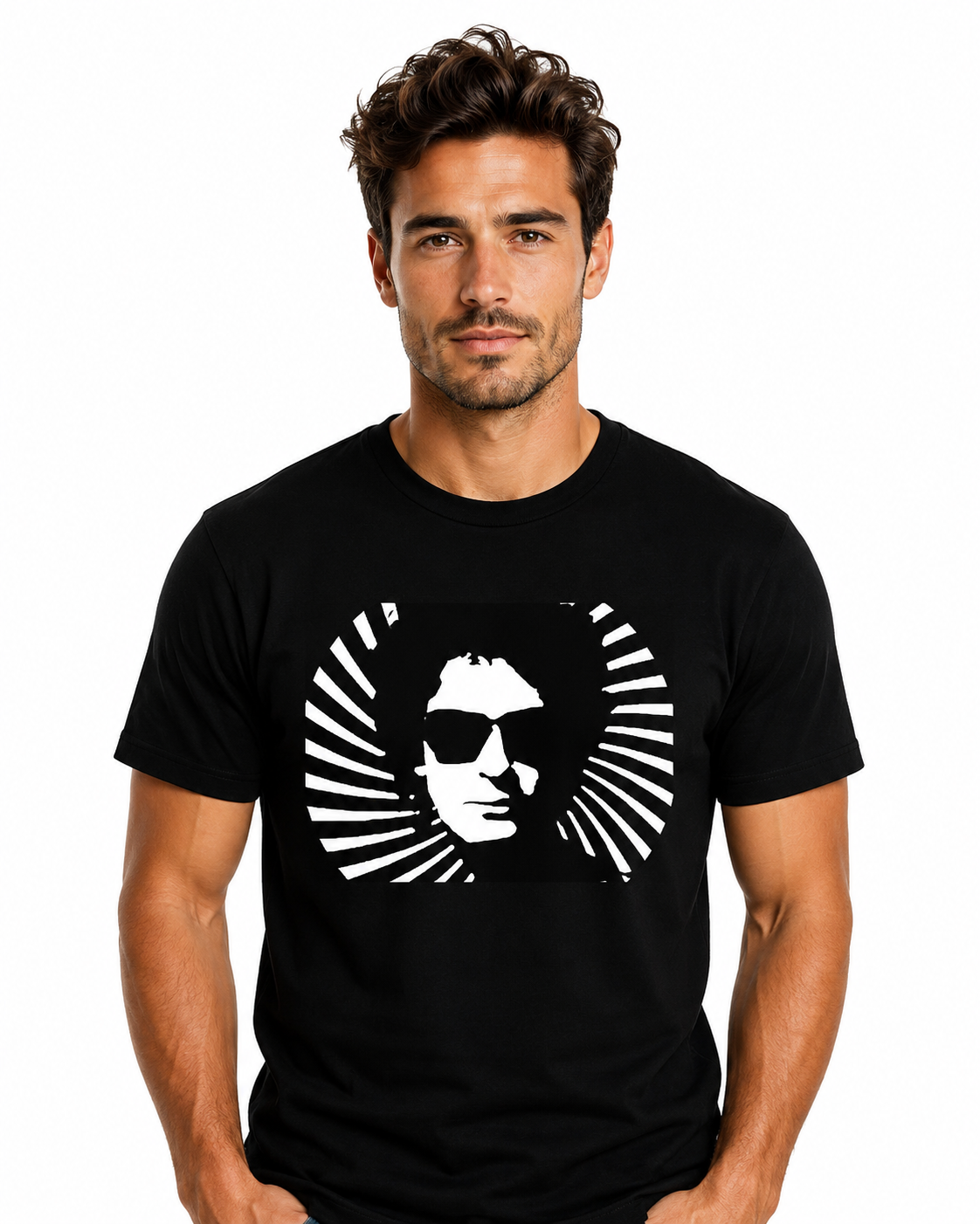 Polera Hombre Negra Gustavo Cerati Soda Stereo-2