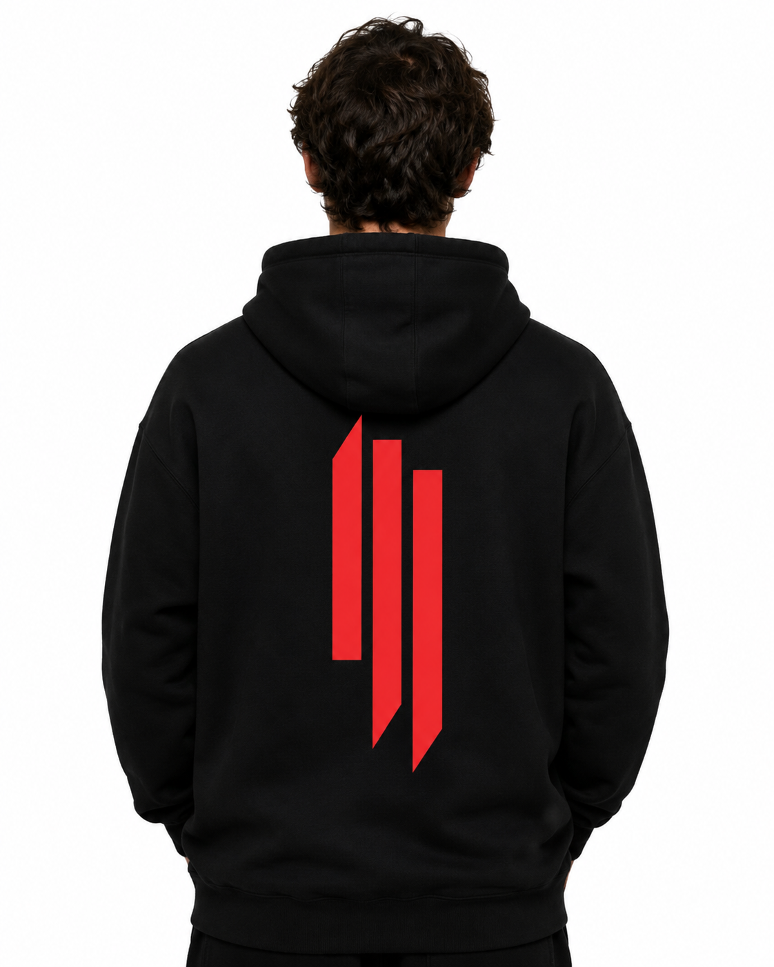 Poleron Negro Hombre Skrillex-2