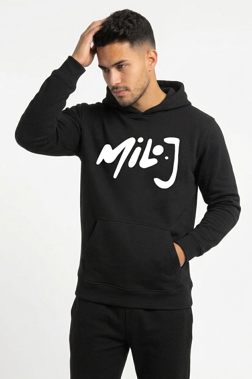Poleron Hombre Negro Milo J-2
