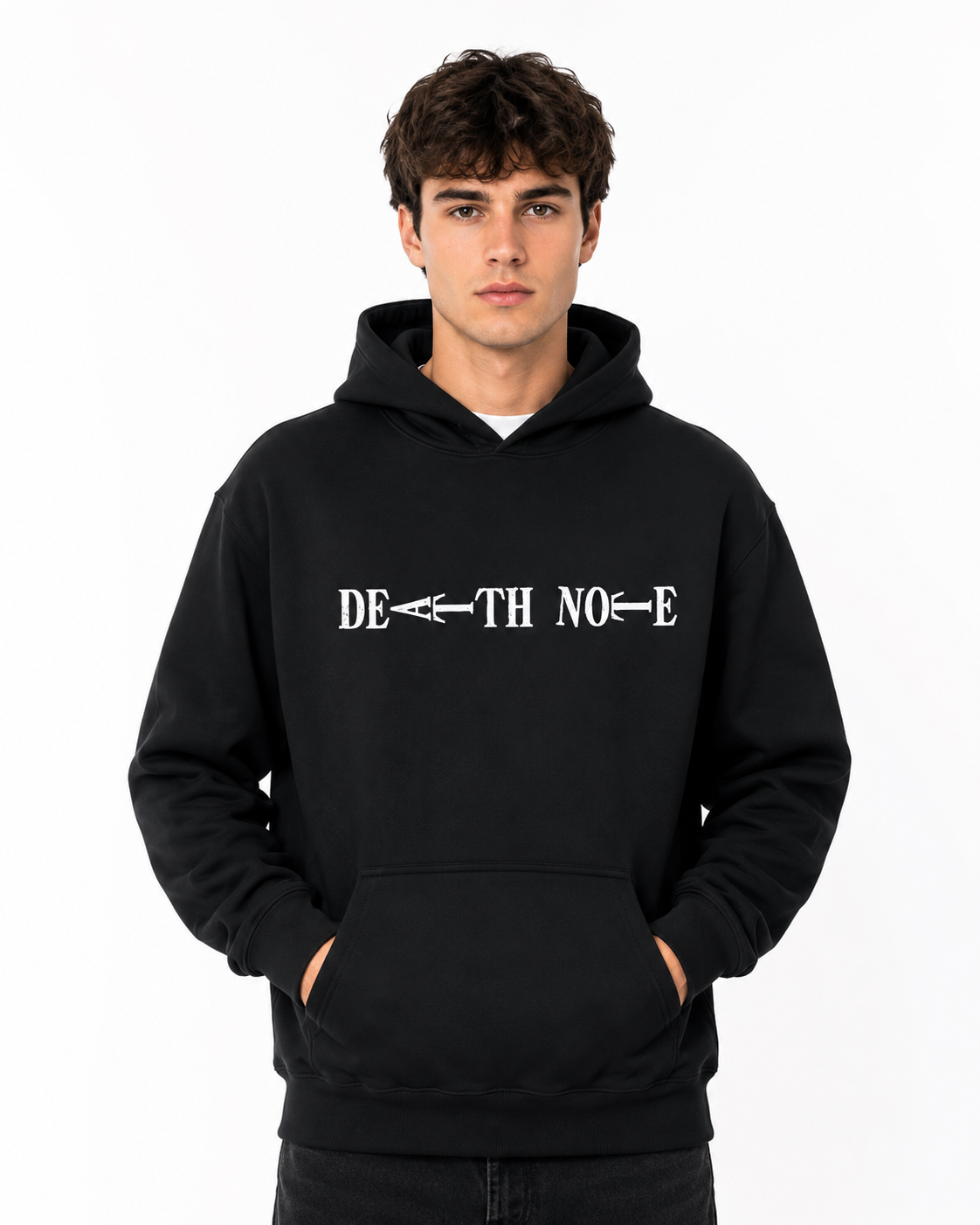 Poleron Hombre Negro Death Note-2