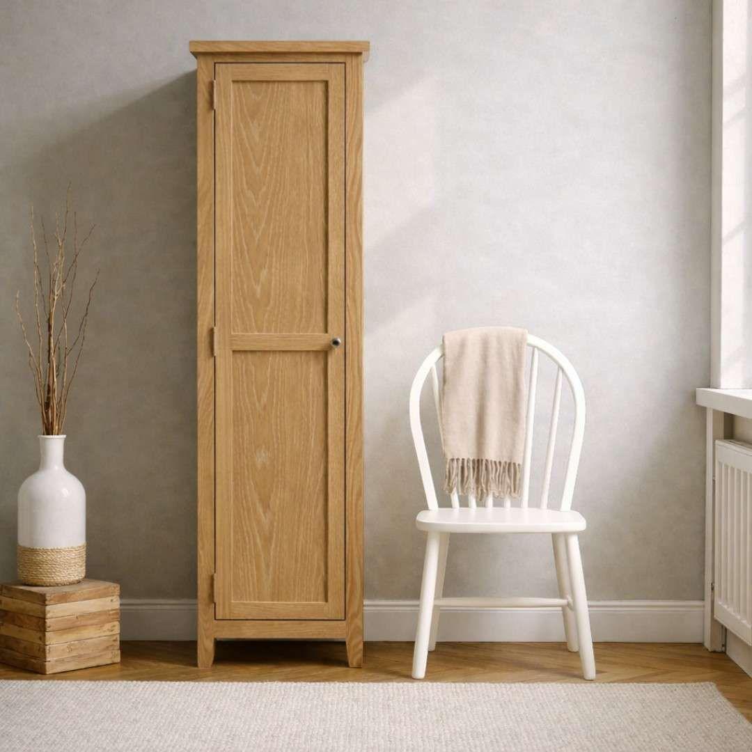 Zapatero de Madera de Pino Organización Vertical y Diseño - Gris Grafito - 60x40x180 cm-1