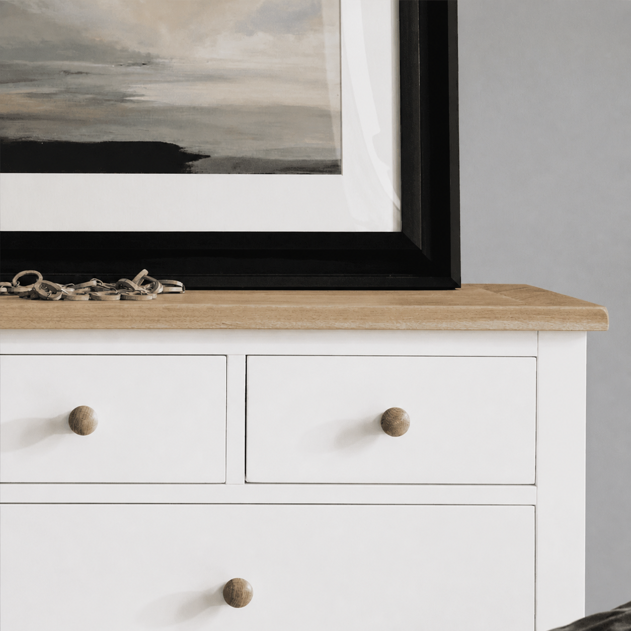 Cómoda de Madera 8 Cajones Diseño Elegante y Gran Capacidad - Blanco - 120x40x80 cm-2