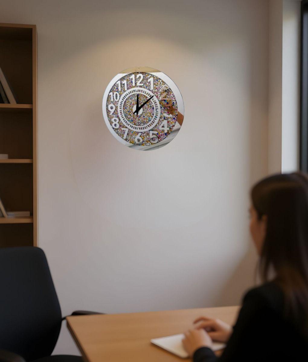 Reloj Pared Decorativo Estilo Calado Diseño Dinámico Jhn-4