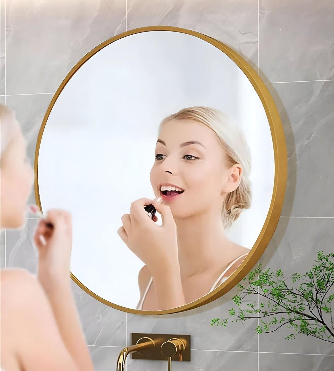 Espejo Redondo Pared Decorativo Moderno Entrada Baño Jhn-5