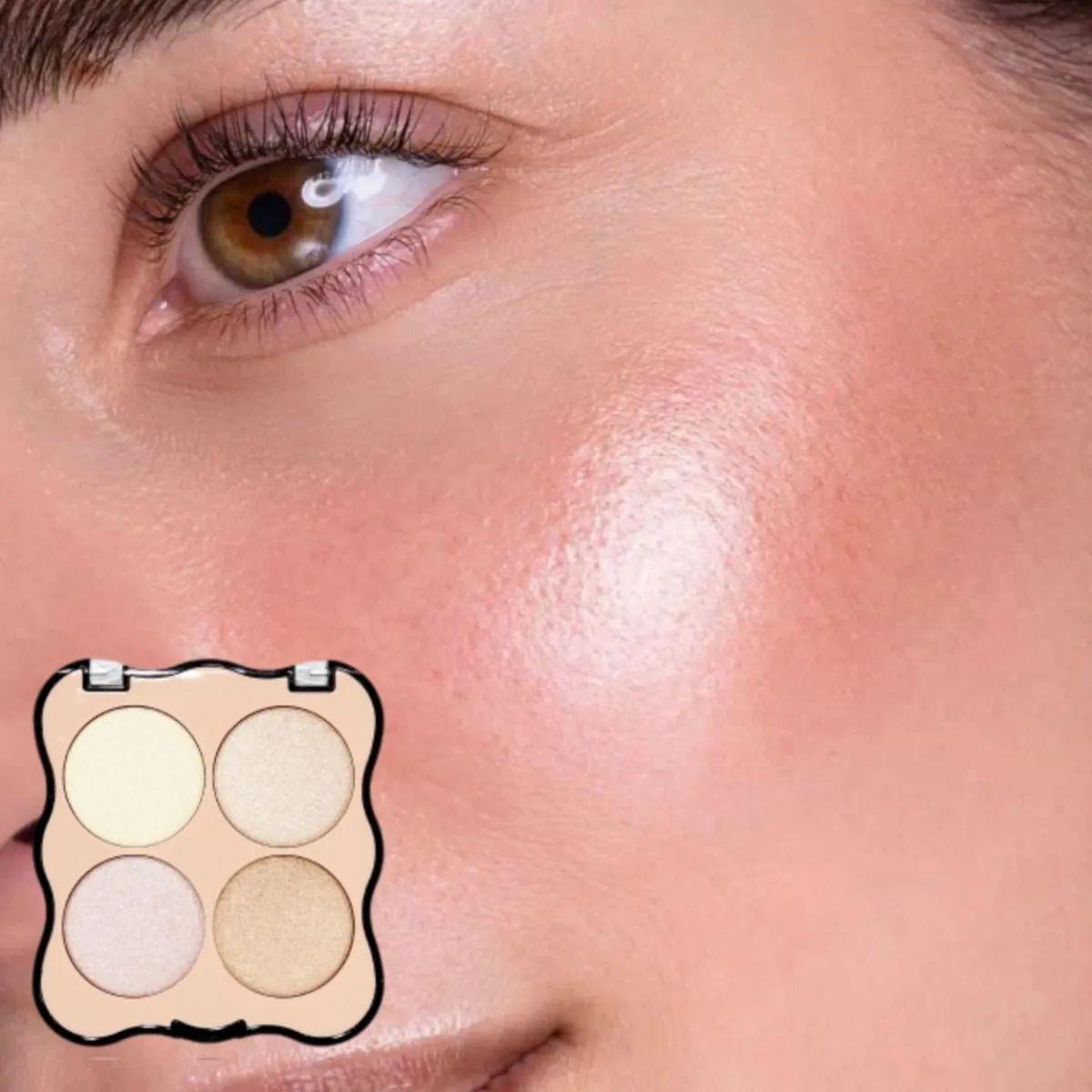 Paq 24 Paletas Iluminadores 4 Tonos Alta Definición ALJ-8