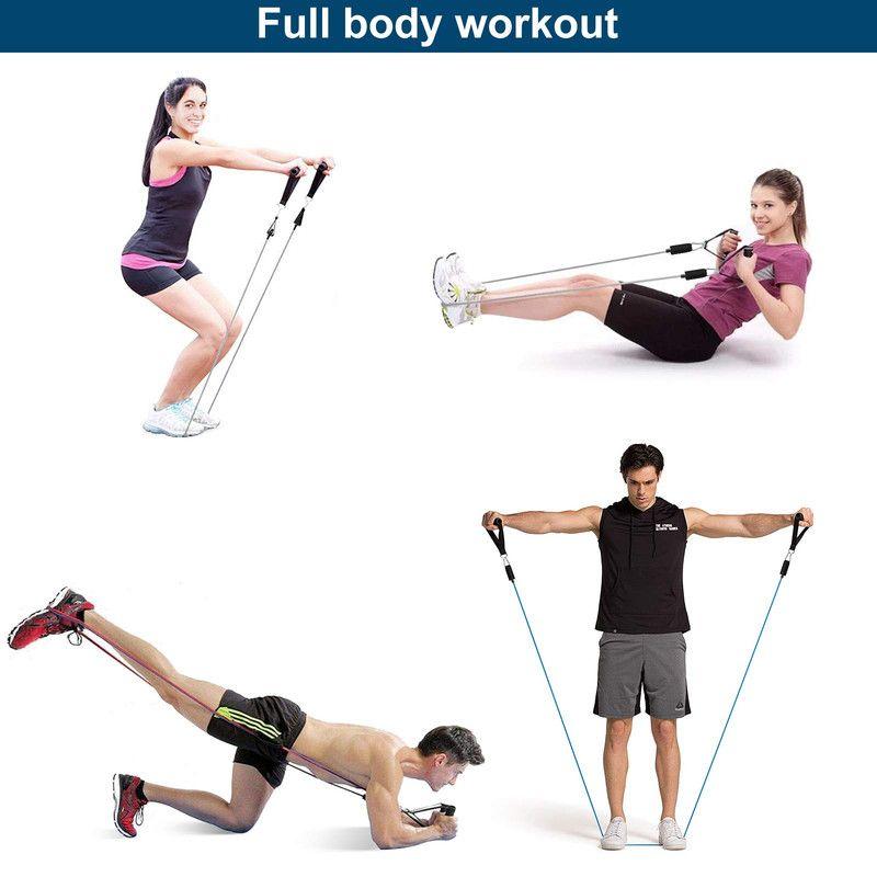 Set 2 Juegos Bandas Elastica Fitnes Entrenamiento Gym Lau-6