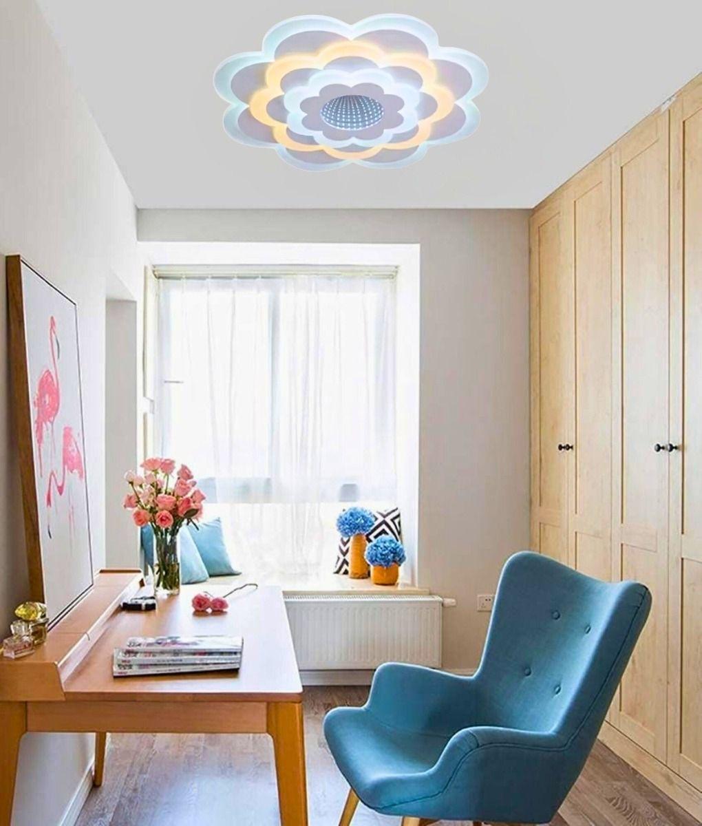 Lámpara Techo Decorativa LED Flor Efecto 3D Jhn-6