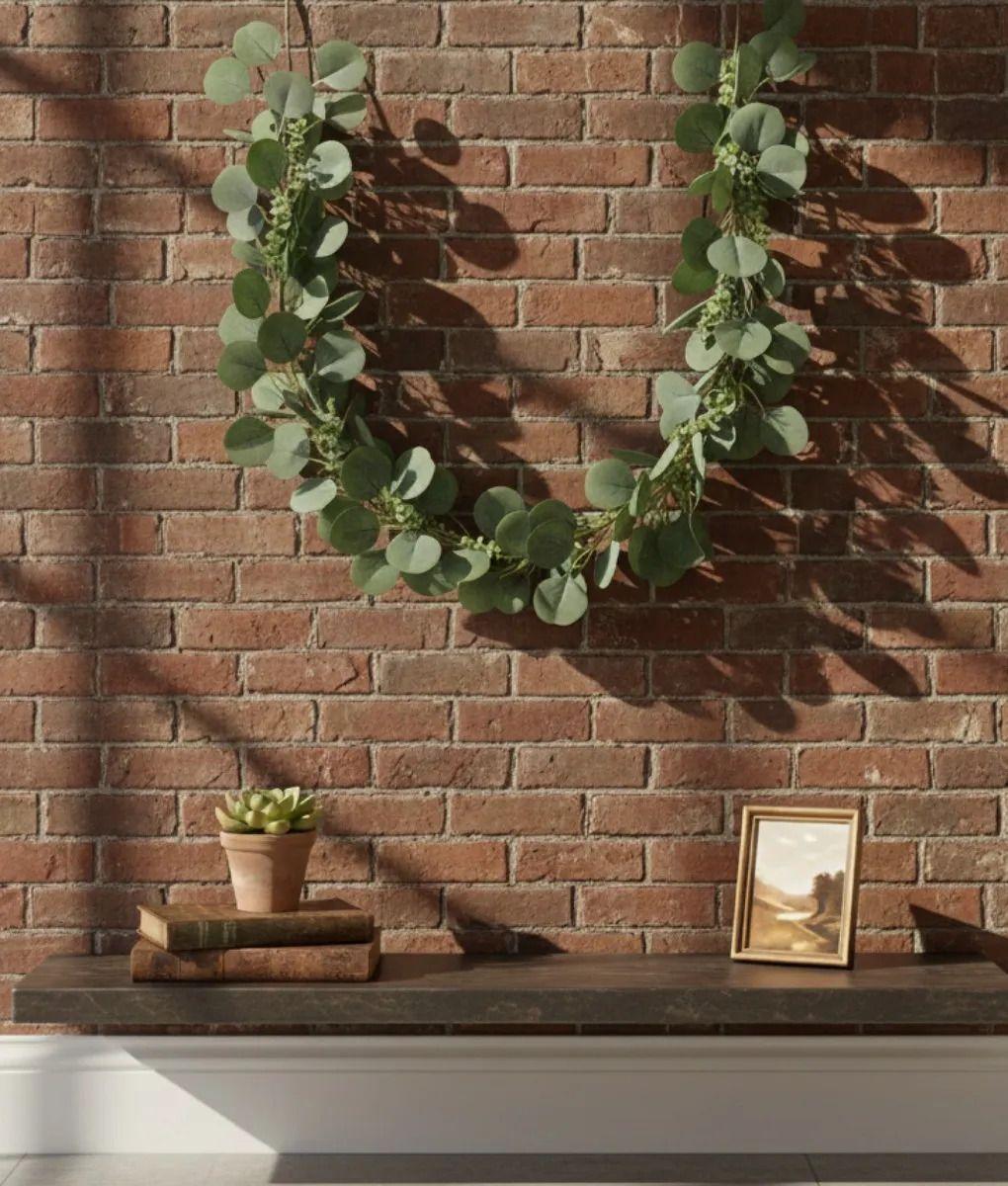 Adorno Floral Decorativo Guirnalda Follaje Botánico Jhn-5