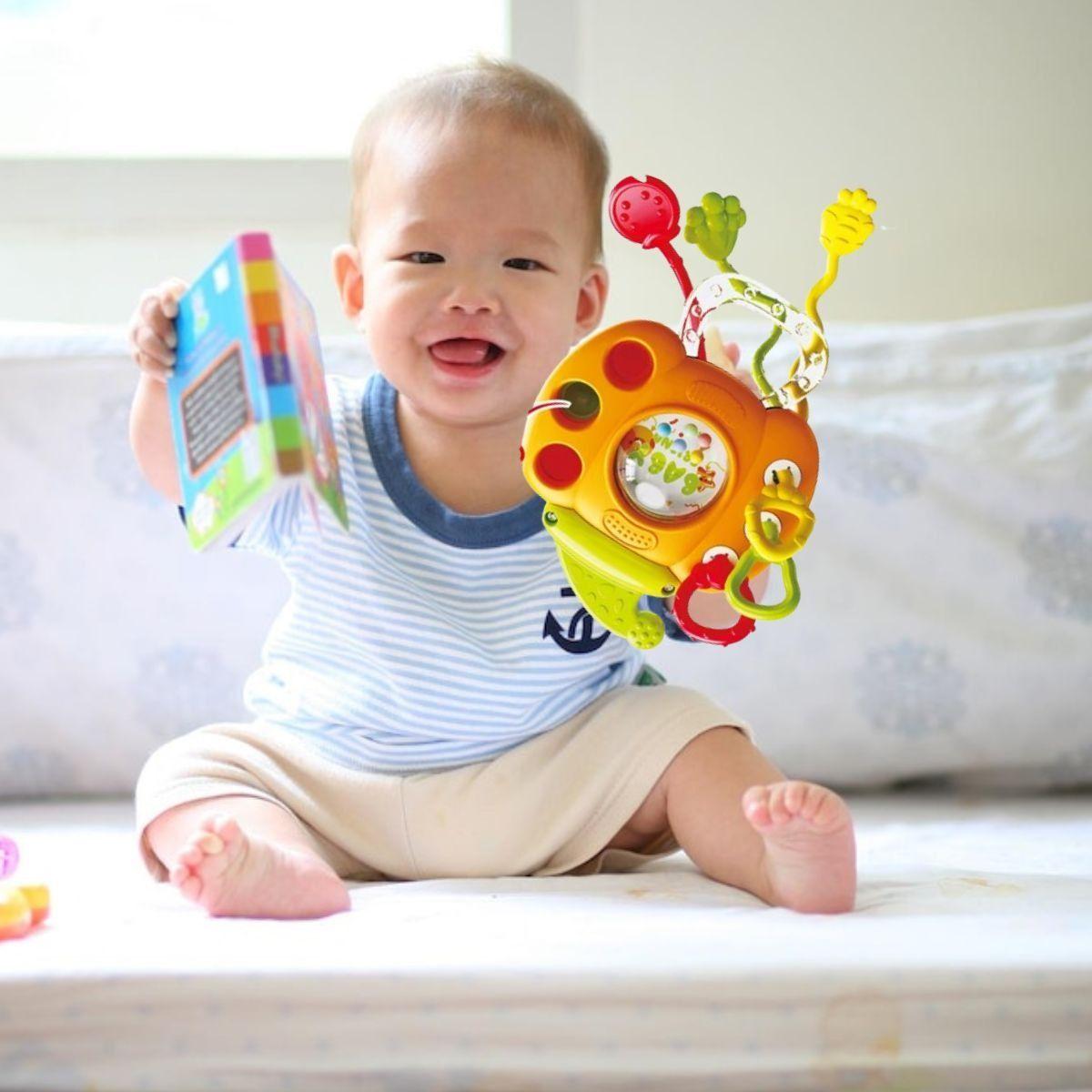 JUEGUETE SENSORIAL ESTMULA TIRA CUERDA BEBE LAU-8